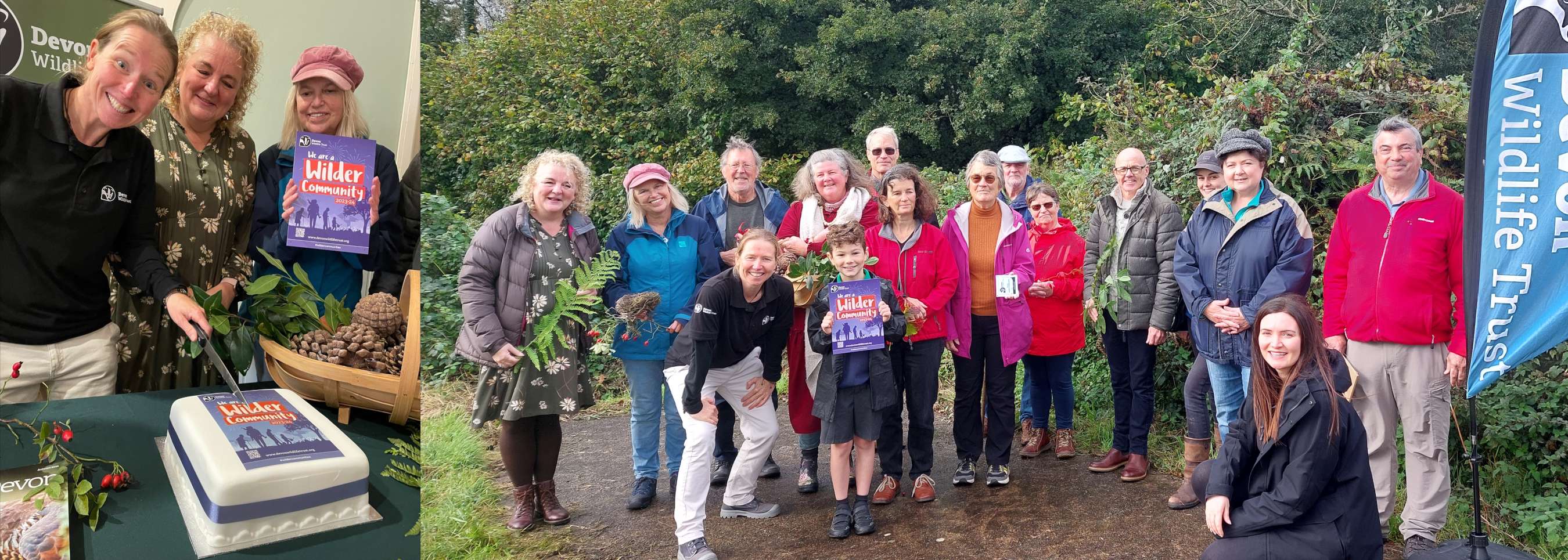 Devon wildlife trust and DWT group photo